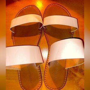 Charles Albert White Sandals